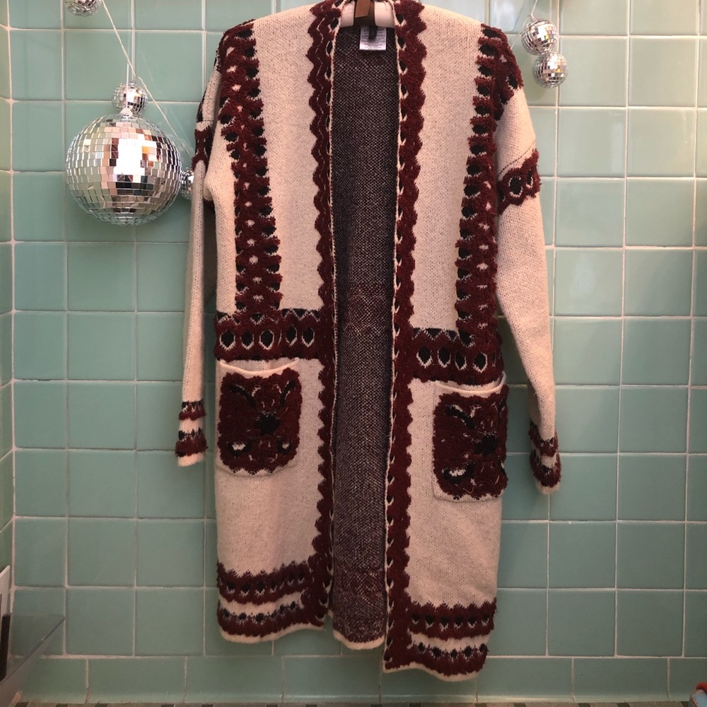 Oversized Boho Cardigan